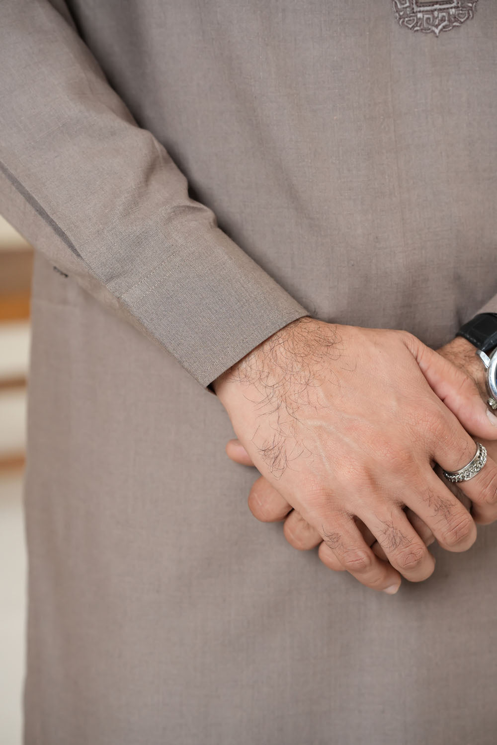 Brown Emb Kurta Shalwar | KS-201