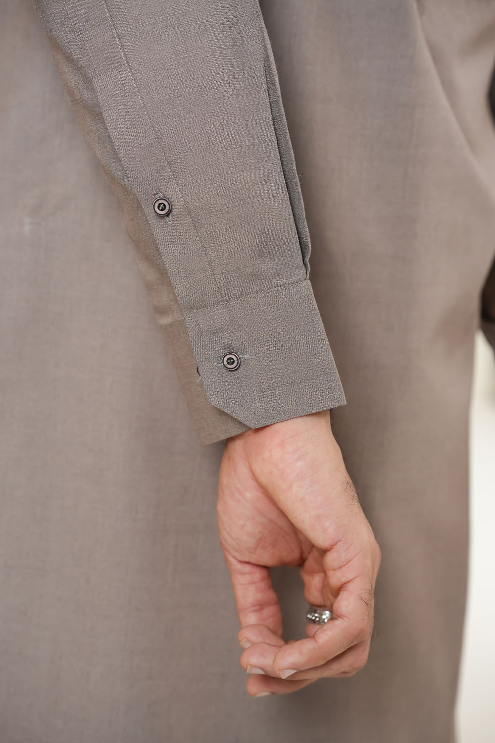 Brown Emb Kurta Shalwar | KS-201