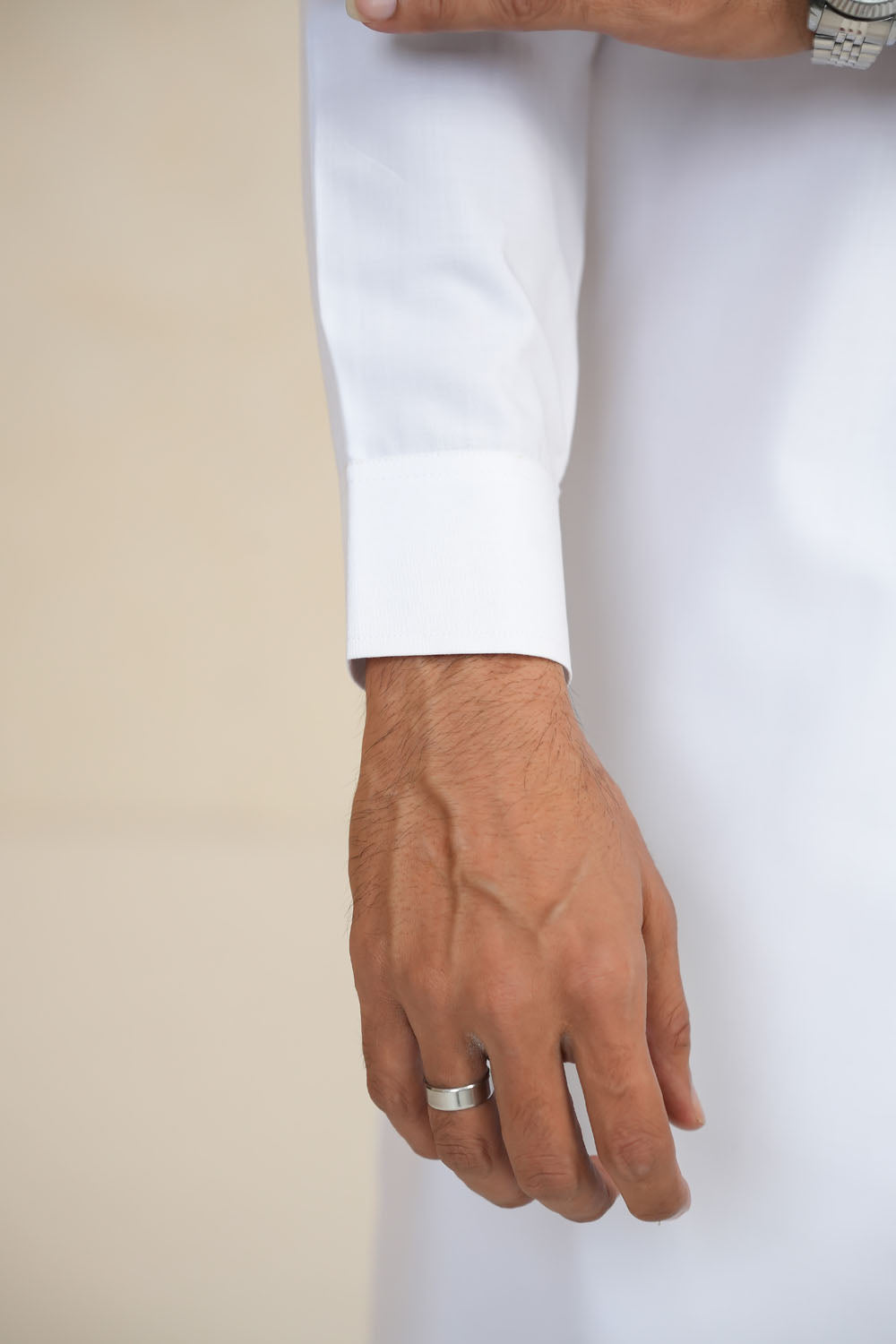 White Emb Kurta Shalwar | KS-208