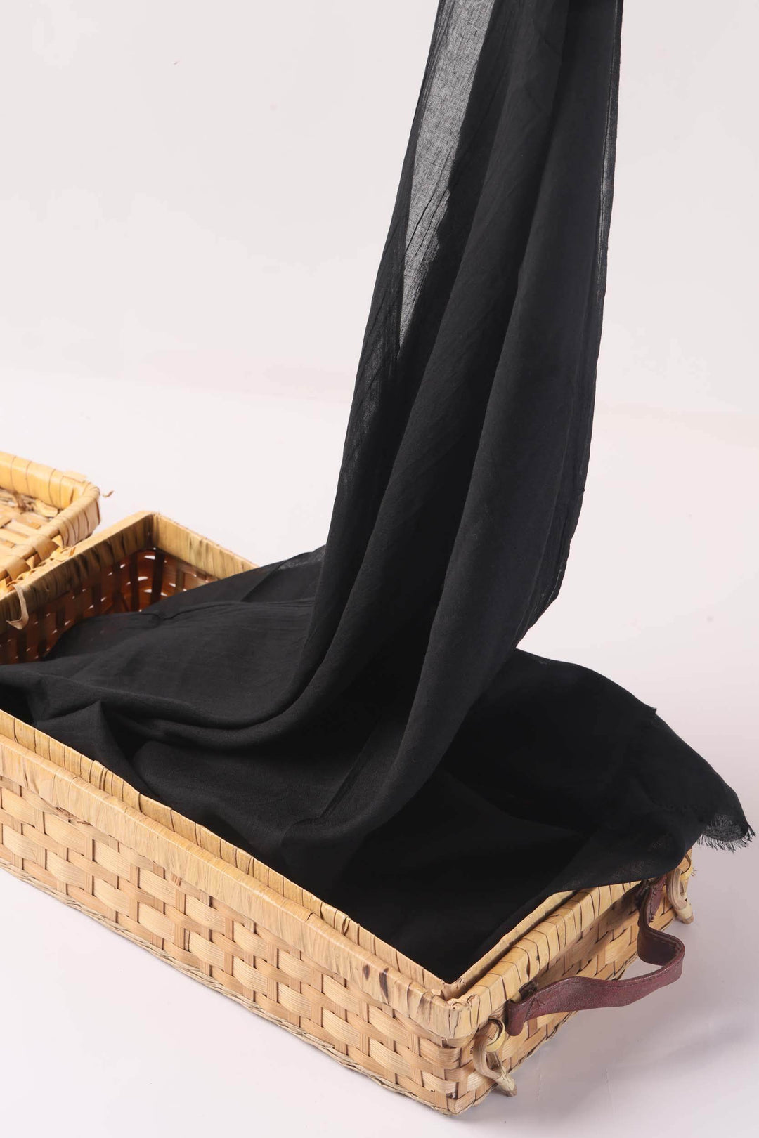 Lawn Basic Black Stole - Al-Deebaj