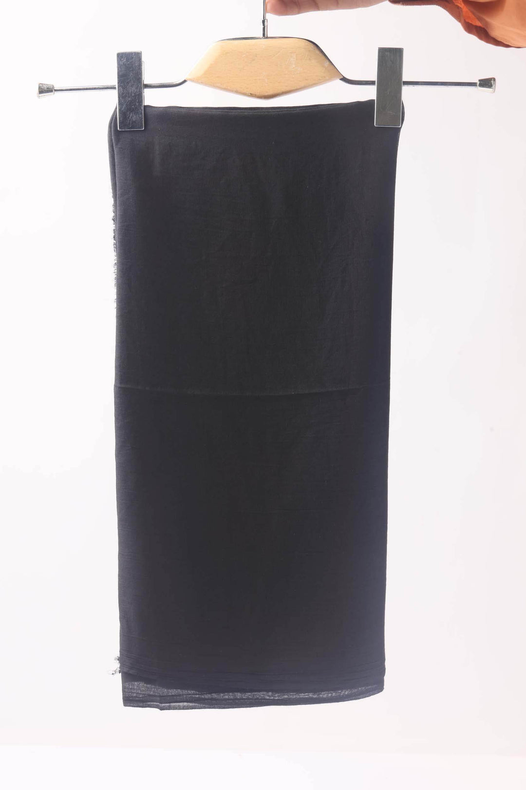 Lawn Basic Black Stole - Al-Deebaj