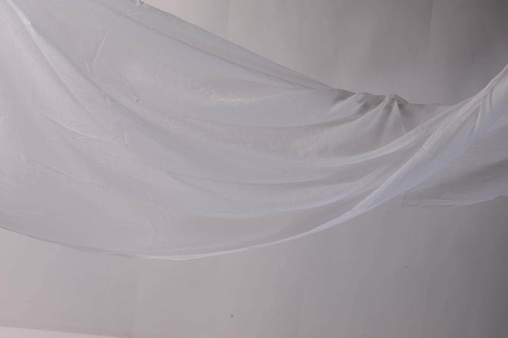 Lawn Basic White Stole - Al-Deebaj