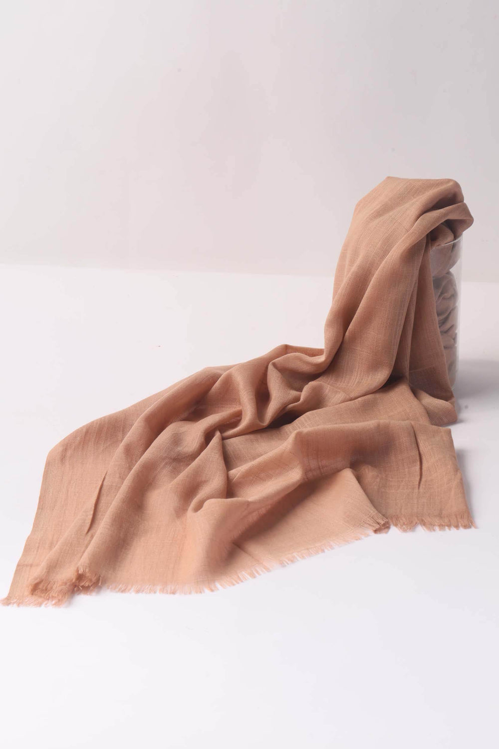 Lawn Self Fawn Stole - Al-Deebaj