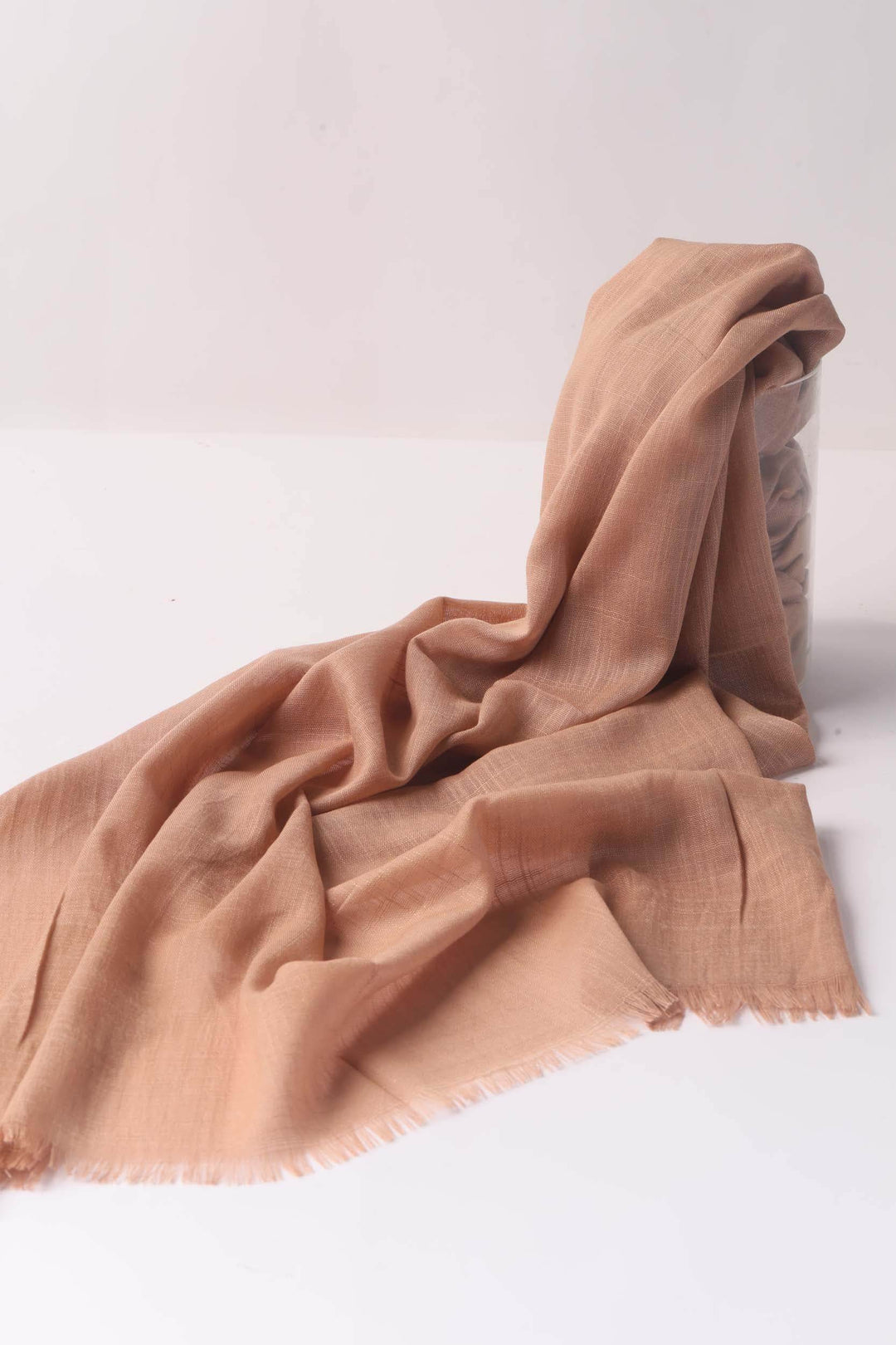 Lawn Self Fawn Stole - Al-Deebaj