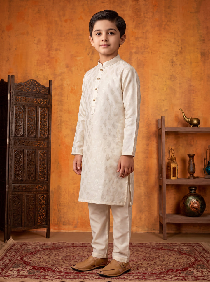 Cream Kurta Pajama | KDP-08