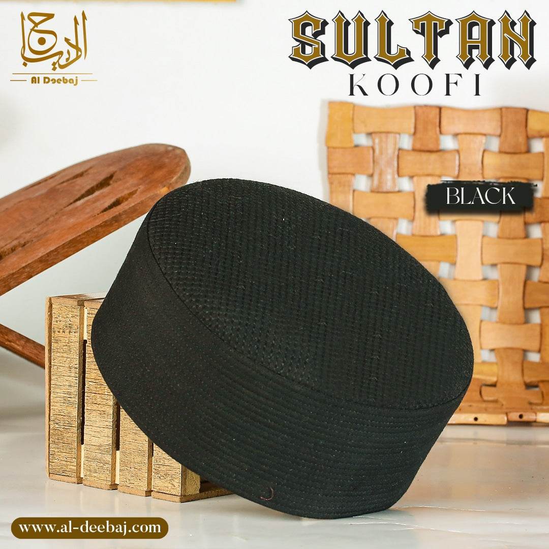 Sultan Koofi Black - Al-Deebaj